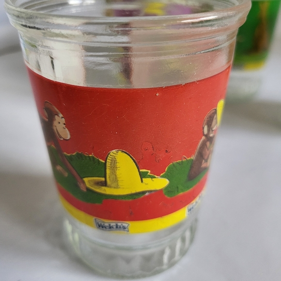 Vintage Curious George Welches Juice Glasses - Picture 4 of 8